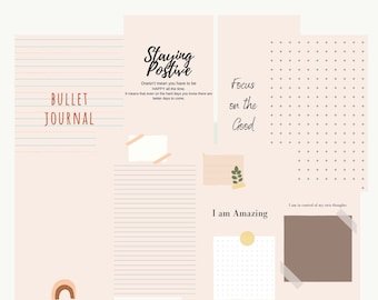 Bullet Journal | Strony w kropki | Dziennik | Materiały do druku | Pobierz strony dziennika w formacie PDF
