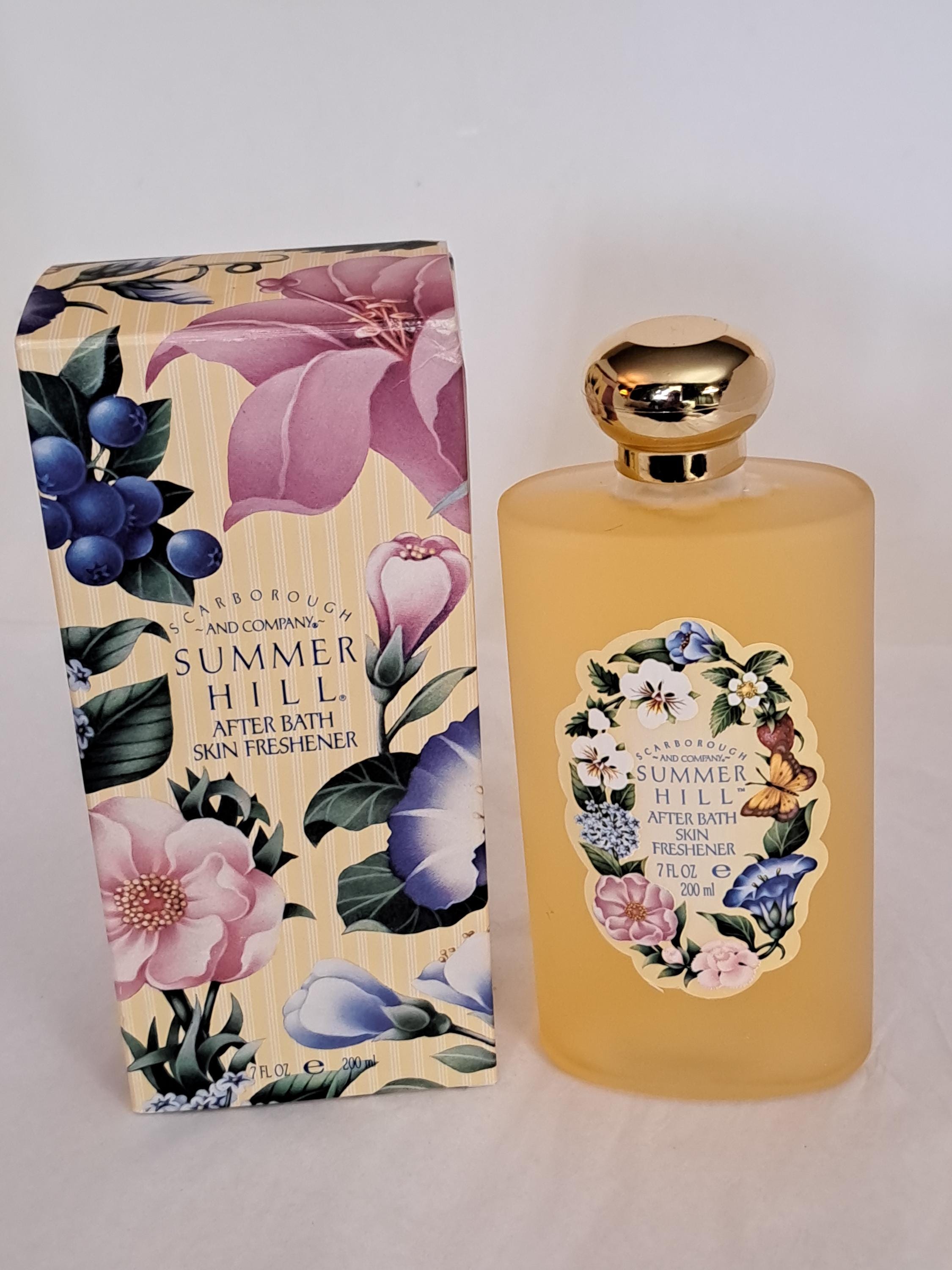 SCARBOROUGH AND COMPANY SUMMER HILL 香水 Summer Hill After Bath Skin Freshner 7 Oz in Box Crabtree & Evelyn