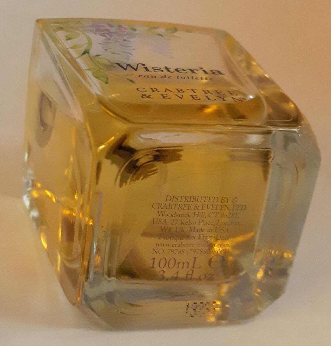 Crabtree & Evelyn Wisteria Perfume 3.4 Oz - RARE Vintage CRABTREE ...