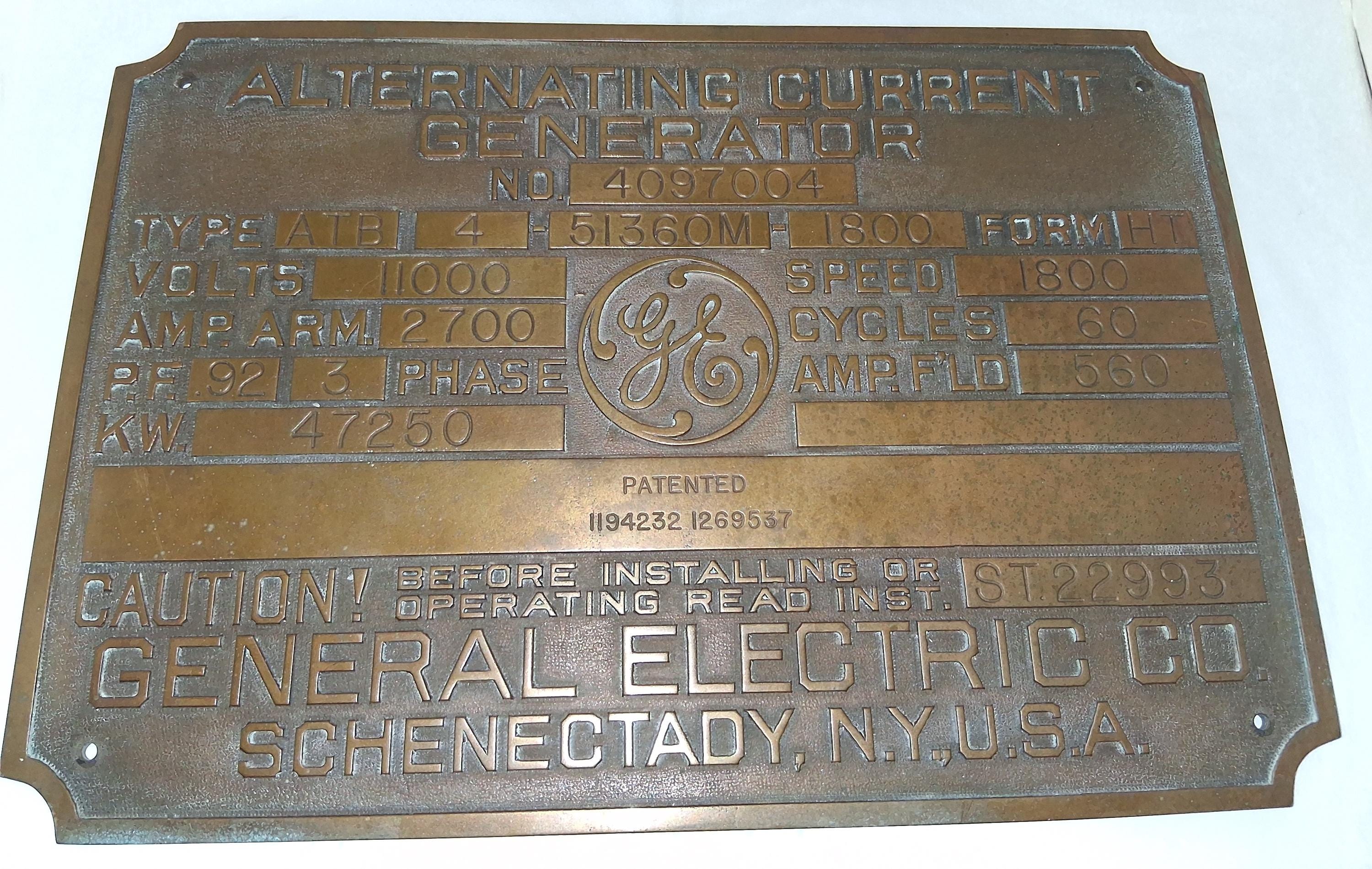 Vintage Ge Sign - Etsy