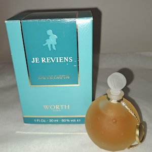 Vintage Je Reviens Parfum Worth - Etsy