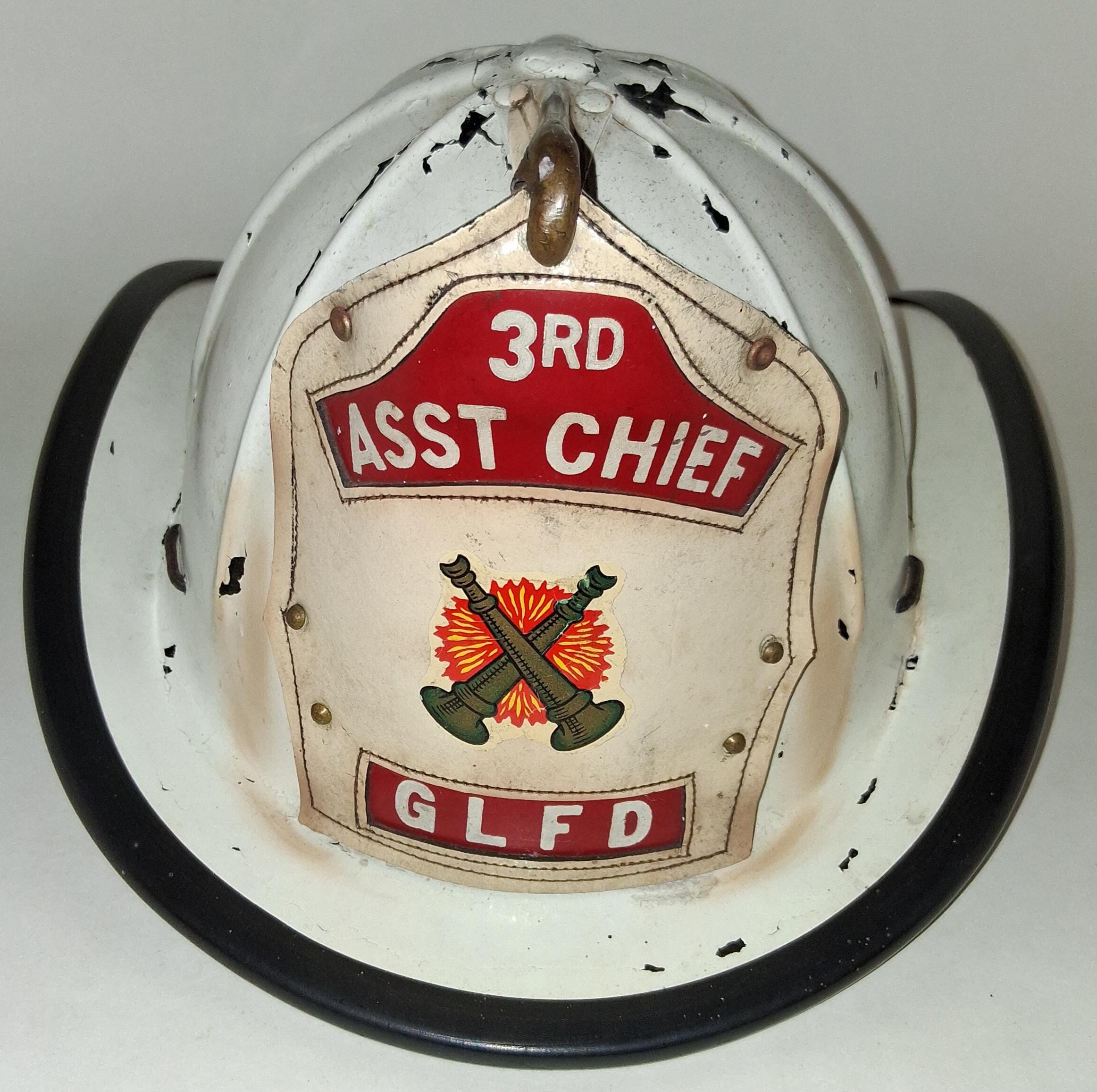 Vintage FIREMAN HELMET by Cairns Fiberglass Fire Helmet with Liner - Cairns FIREMEN Helmet