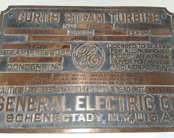 Vintage GE General Electric (GE) Industrial Sign - Etsy