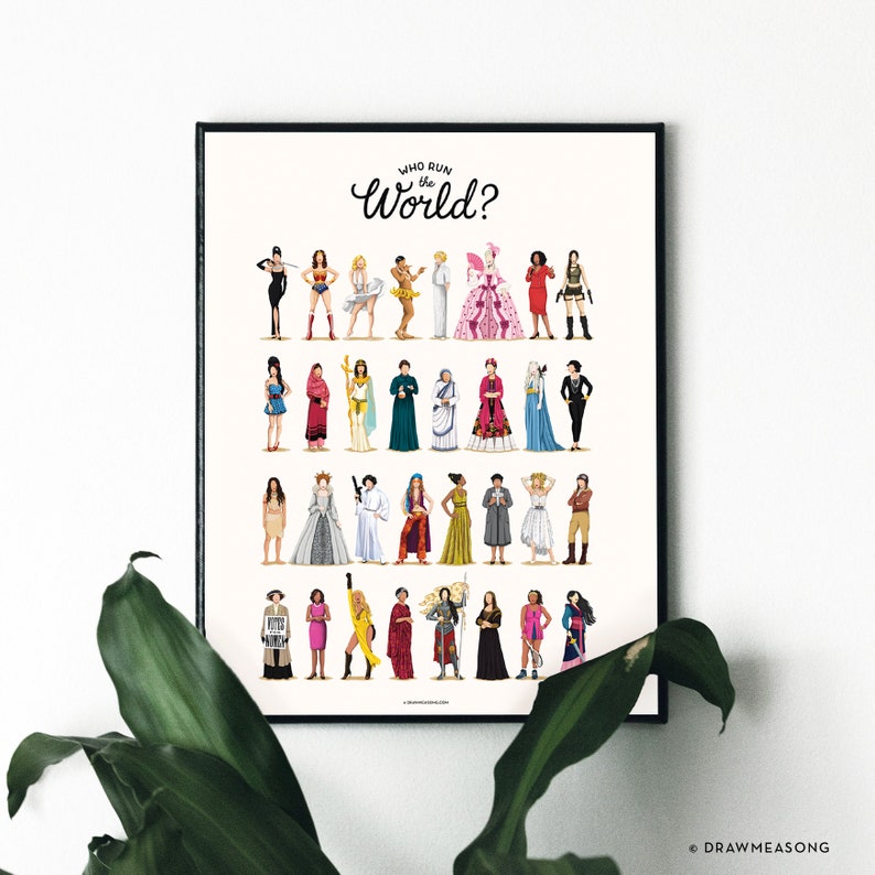 Women Empowerment Framed Print, Feminism Art Gift, Inspiring Gift For Her, Empowering Feminist Wall Decor, Feminist Gift for Woman image 2