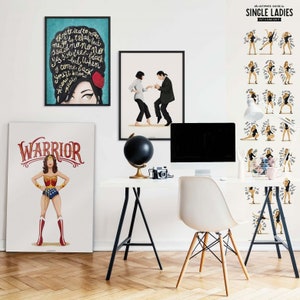 Rehab Amy Winehouse Music Poster, Typography Lyrics, Home Decor Gift, Music Illustration, Pop Art Wall Art, Creative Gift for Her, Art Print image 3