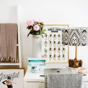 Single Ladies Dance Music Poster Queen B Gift for Her Dance image 9