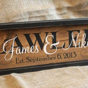 REGALO DE BODAS para Pareja - Regalo de Boda PERSONALIZADO - Regalo de Pareja - Regalo para Pareja - Regalo de 5 Años - Regalo de Clausura