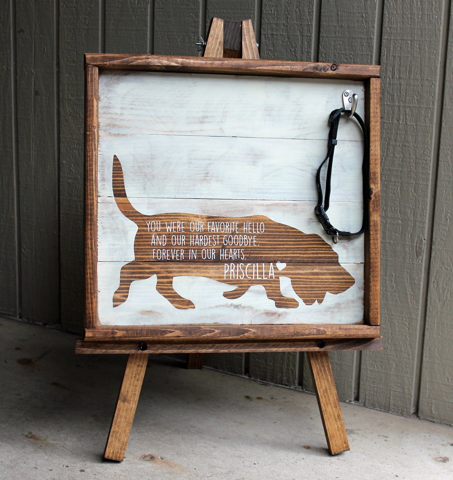 Personalized PET MEMORIAL for collar or photo DOG Memorial or Etsy