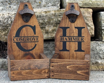 CADEAU pour les || des garçons d’honneur || ouvre-bouteille BEER Ouvre-bouteille de bière personnalisé rustique || || cadeau Man Cave || cadeaux de brasserie Cadeau Groomsman
