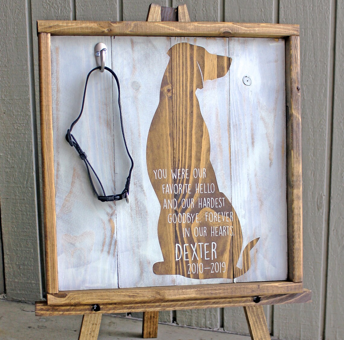 Personalized PET MEMORIAL for collar or photo DOG Memorial or Etsy