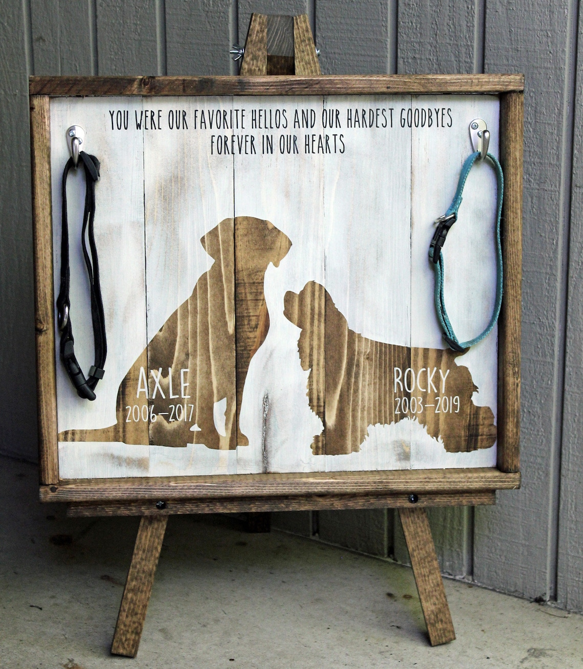 Personalized PET MEMORIAL for collar or photo DOG Memorial or Etsy