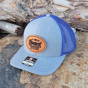BOSS 302 hat Ford Mustang hat Leather patch hat  gift for ford lover gift for him fathers day dad hat gift trucker hat for dad
