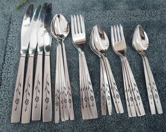 Vintage USA Oneida OUR ROSE 18/8 Scientific Stainless