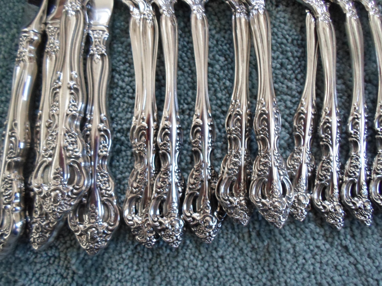 MICHELANGELO Oneida Vintage Usa 18/10 Heirloom CUBE Mark Etsy