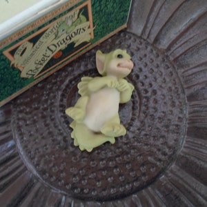 Real Musgrave Whimsical Pocket Dragons Figurine RUB MY TUMMY, Excellent, Sticker and Box
