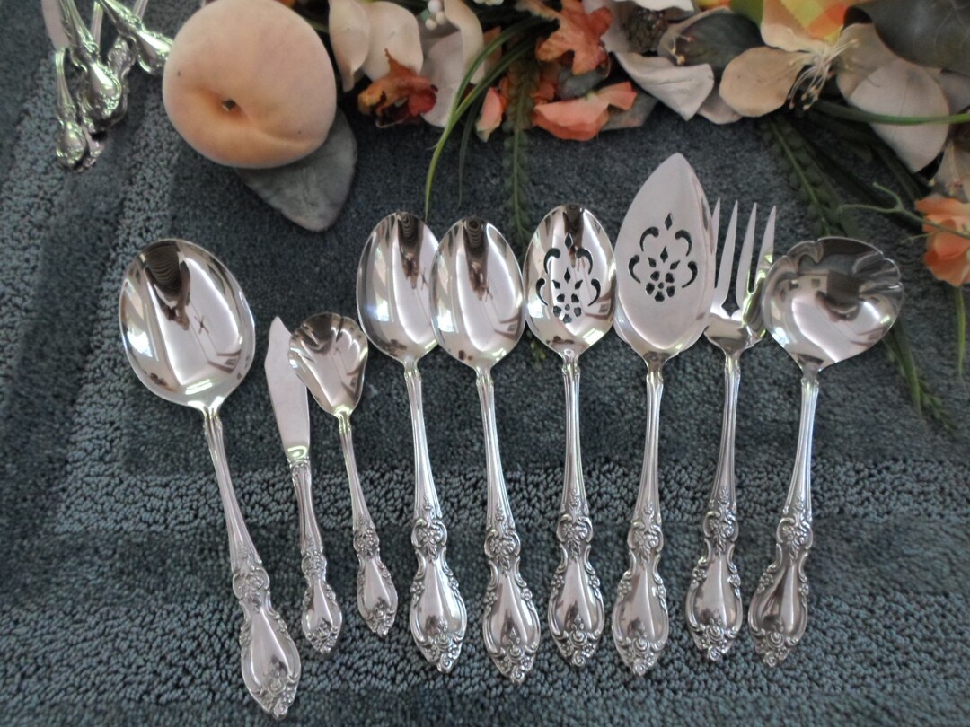 Oneida LOUISIANA Vintage USA 18/8 Community Y Line Stainless 9pc