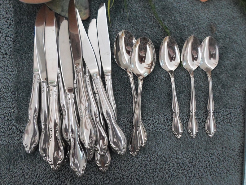 Oneida USA 18/8 Deluxe Stainless Flatware Pfaltzgraff Heritage Etsy