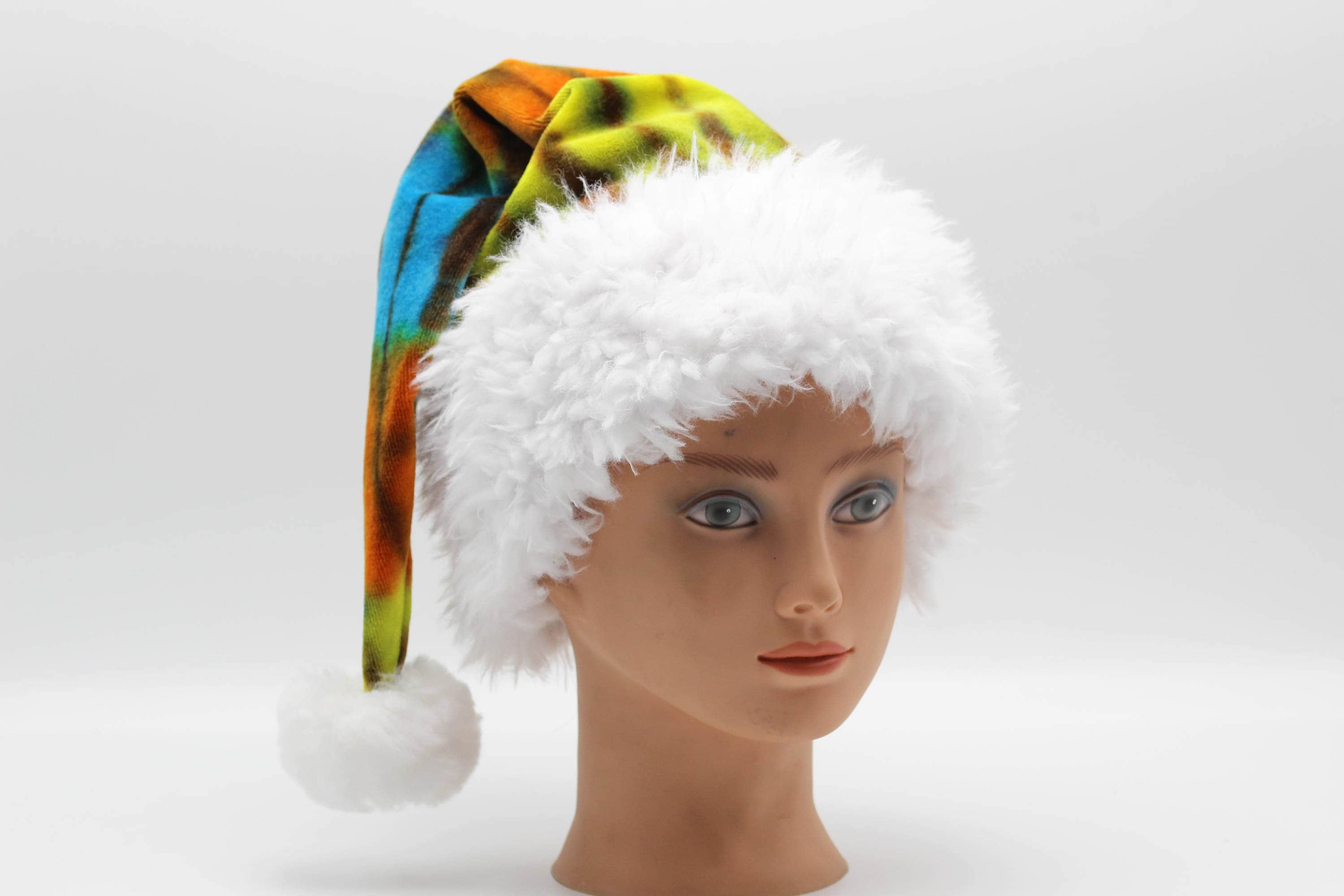 Santa Hat Organic Bamboo Velour Holiday Hat