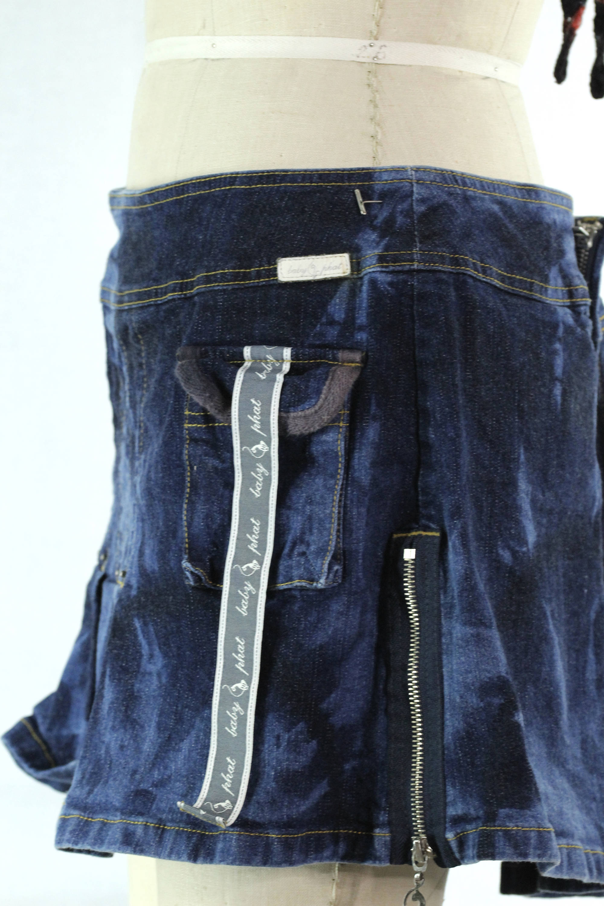 baby phat denim skirt
