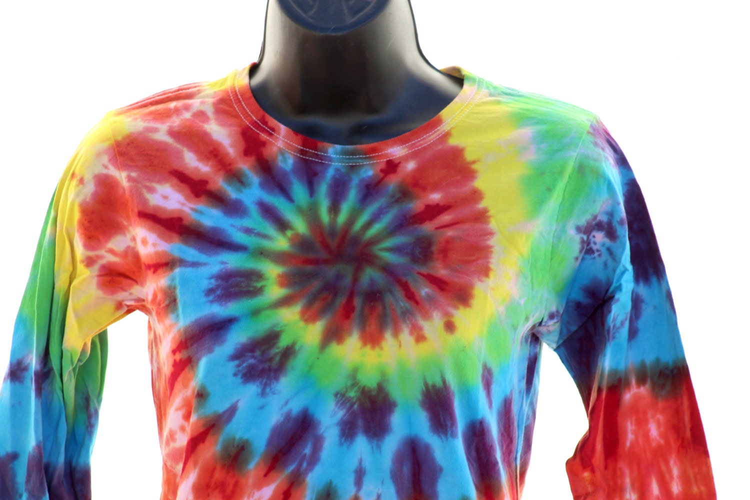 Hand dyed in the UK Tie dye T Shirt corner rasta all sizes