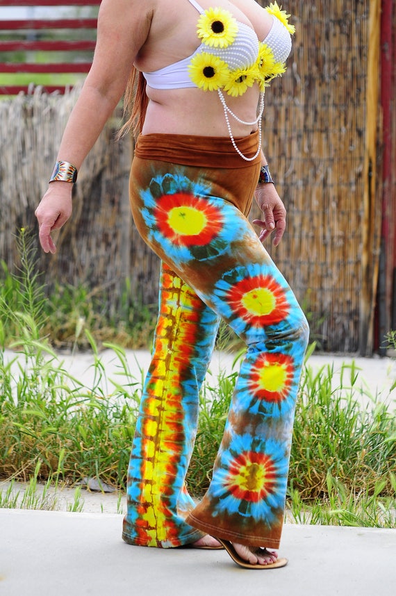 Tie Dye Yoga Pants Southwest Sunrise 