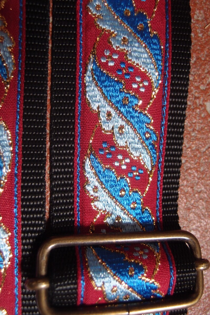 Art Tribute Tracolla Per Chitarra Regolabile Con Tasca Per Plettri - Universale - Foto 12