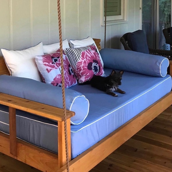 Outdoor Twin Daybed With Bolsters Etsy