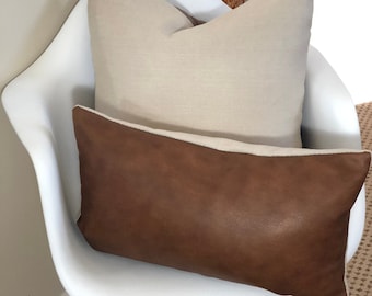RV Camper Cushion covers Upholstery for French Roast Brown Chevron Pillow