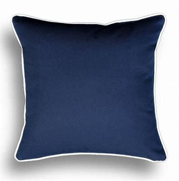 Sunbrella Pillows in any size, most colors, white, black, flax, navy, granite, charcoal, true blue, capri, outdoor pillows, bolsters,