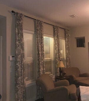 Jennifer Adams Bloomfield Drapes Large Paisley Grey Gray Drapes