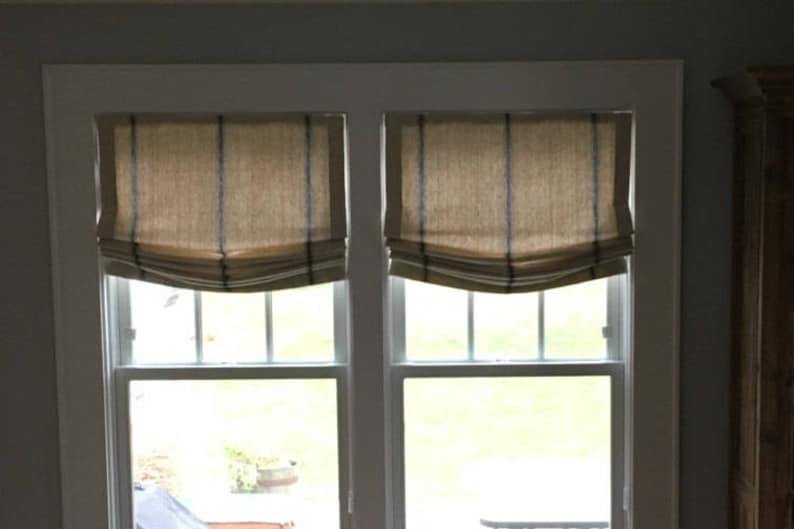Custom Roman Shades Vintage Reproduction Grain sack feed sack Etsy