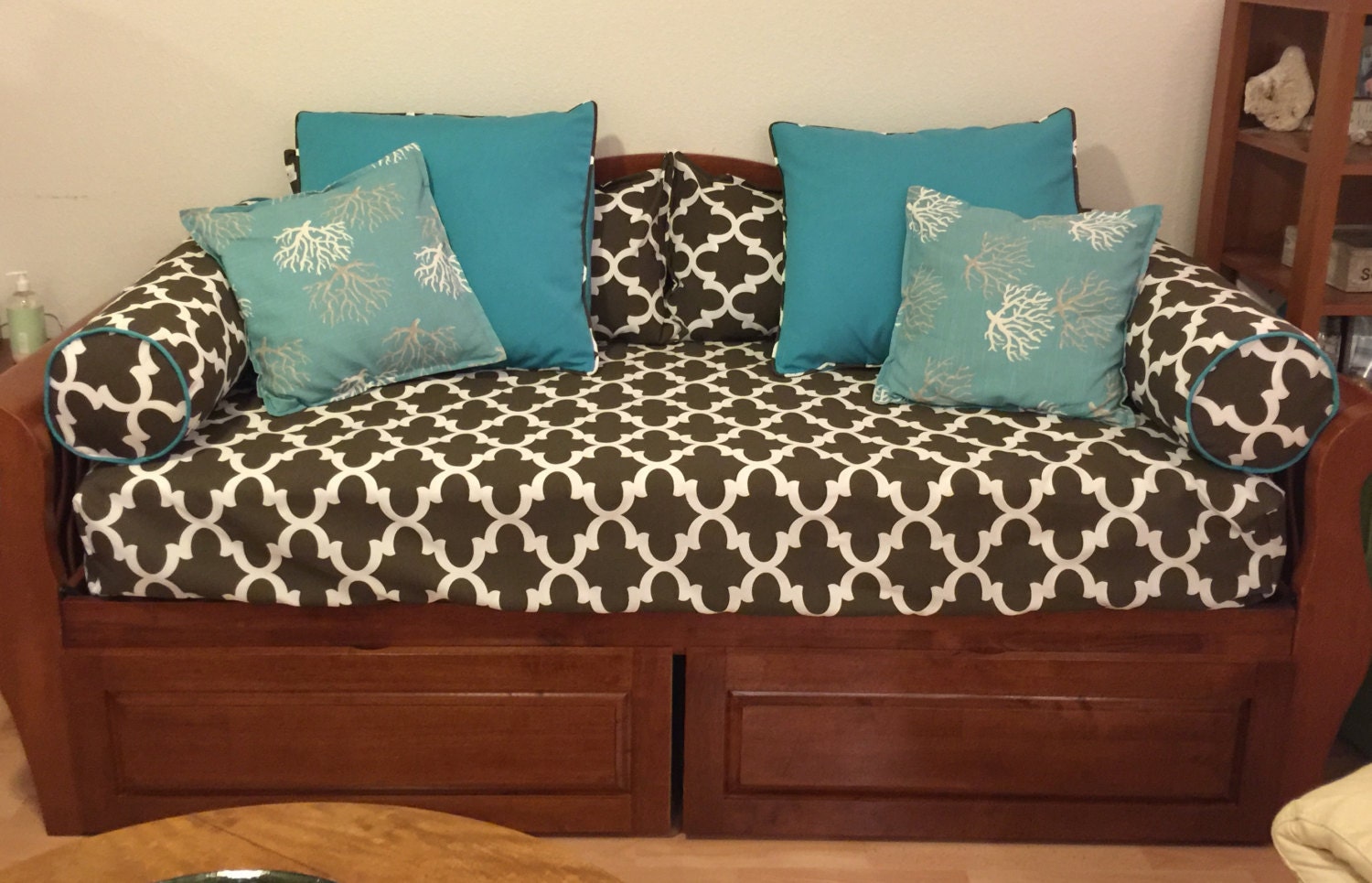 Fitted Daybed Cover In Twin Xl And Full Mattress Custom Fitted Daybed Cover In Twin Xl