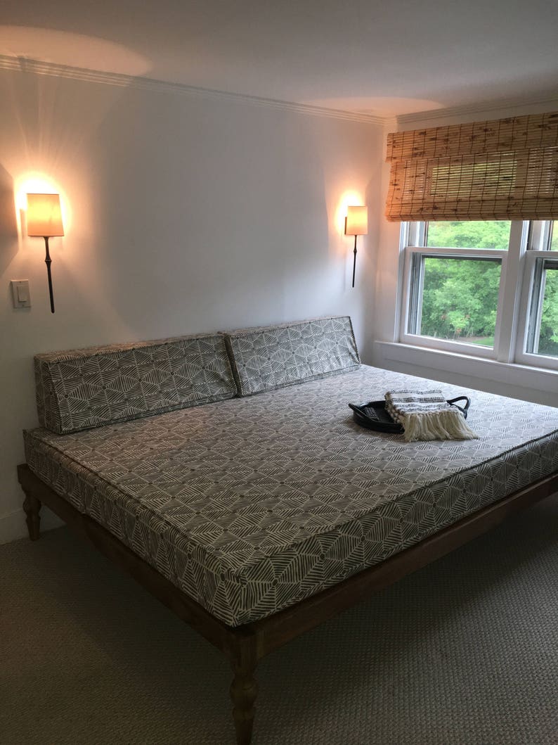 Fitted Daybed Mattress Cover With CORDING/PIPING Fully Encased Etsy