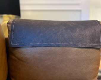 Leather Sofa Armrest Cover, Leather Furniture Protector, Arm Protector, Premium leather protector, love seat, sofa, chair, seat cover