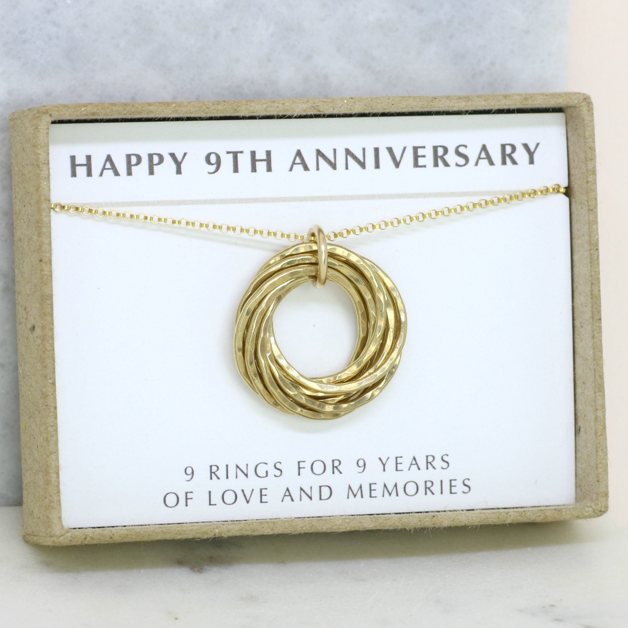 9th anniversary meaningful gift for wife 9 year ...