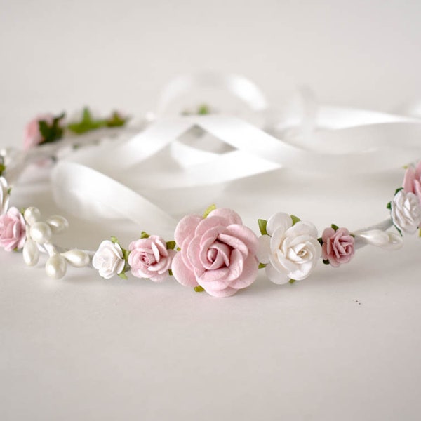 Bridal Flower Crown - Etsy