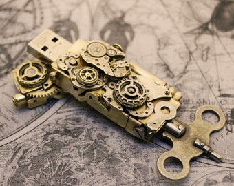 Steampunk 32 Gb USB Flash drive