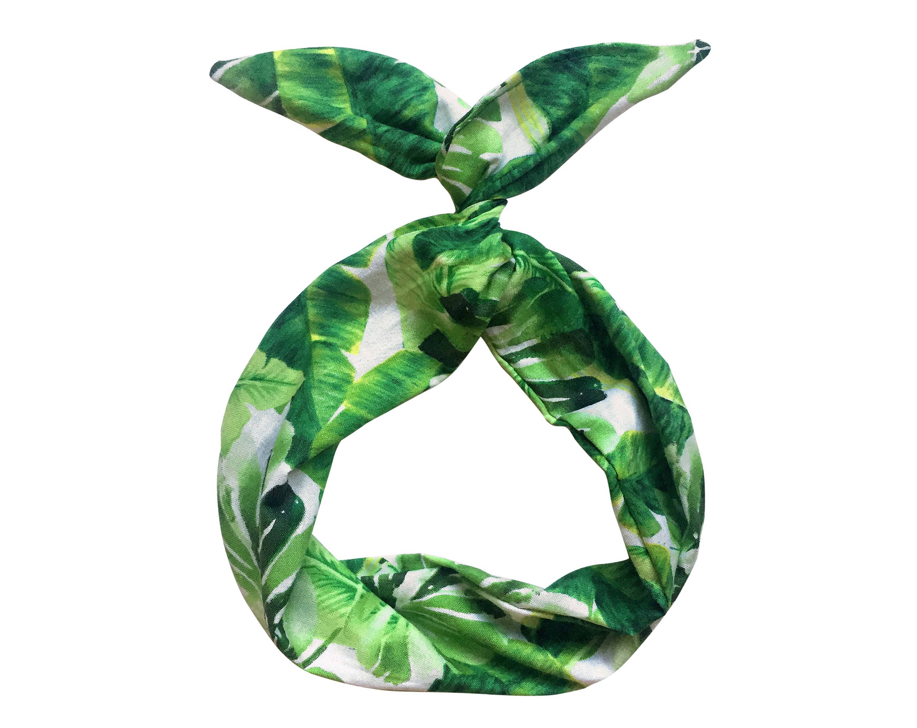 Palm Leaf Wire Headband Wide Headband Boho Turban Headband