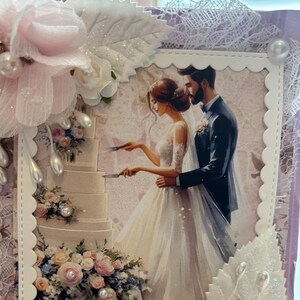 Cartes de mariage, cartes d'anniversaire, cartes d'anniversaire, cartes shabby chic, boîtes faites main assorties