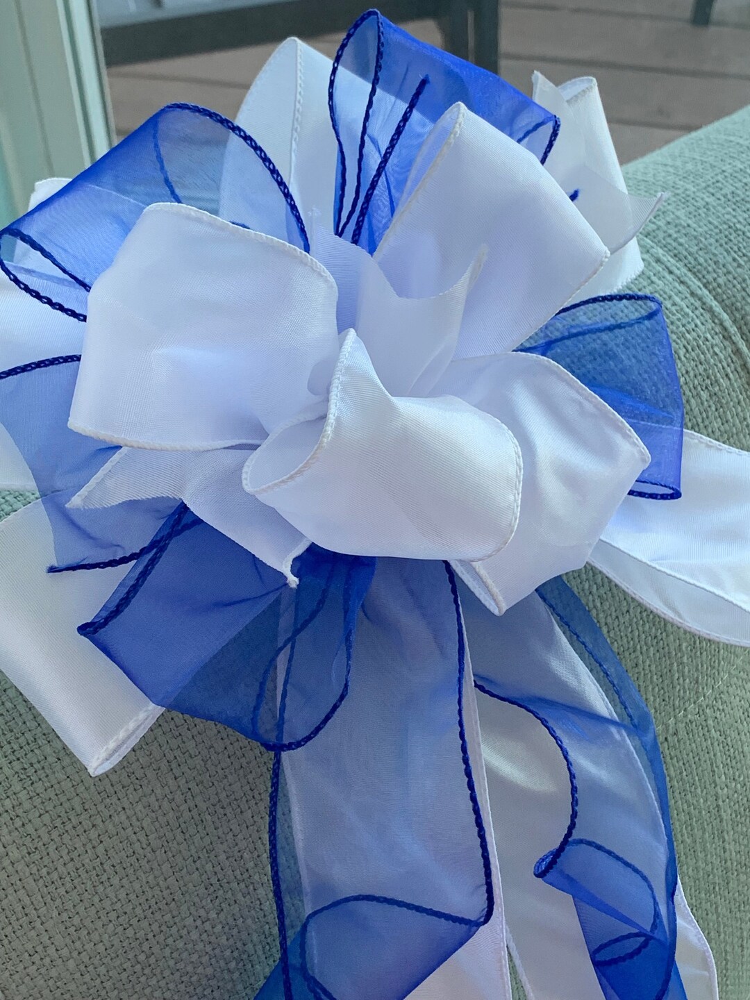 Wedding Bow Chair Bow Pew Bow Christening Confirmation Etsy