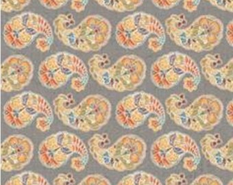 Lets go Feathers orange Camelot Fabrics Mijani
