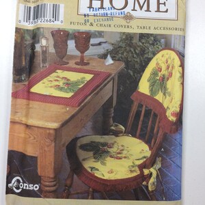 Simplicity 8603: UNCUT Futon & Chair Cover Sewing Pattern