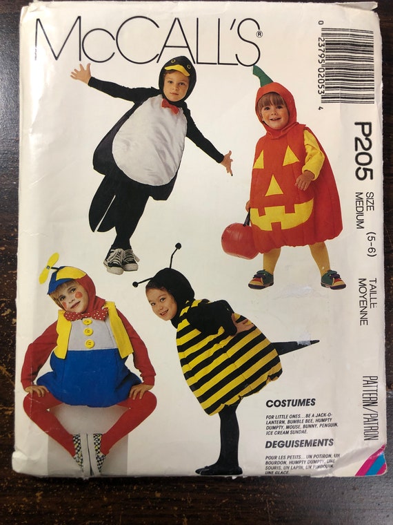 McCall's Schnittmuster 4887 - Kinderkostüme Für Gr. 2-5