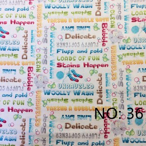 Écriture, tricot, moutons, bas de laine, Splish Splash, Henry Glass & Co, 100% Coton