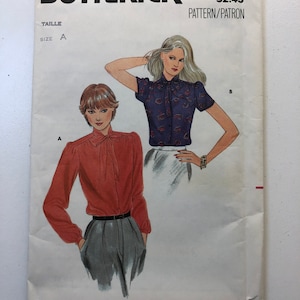 Butterick 3316 Sewing Pattern Uncut Misses&#39;Blouse