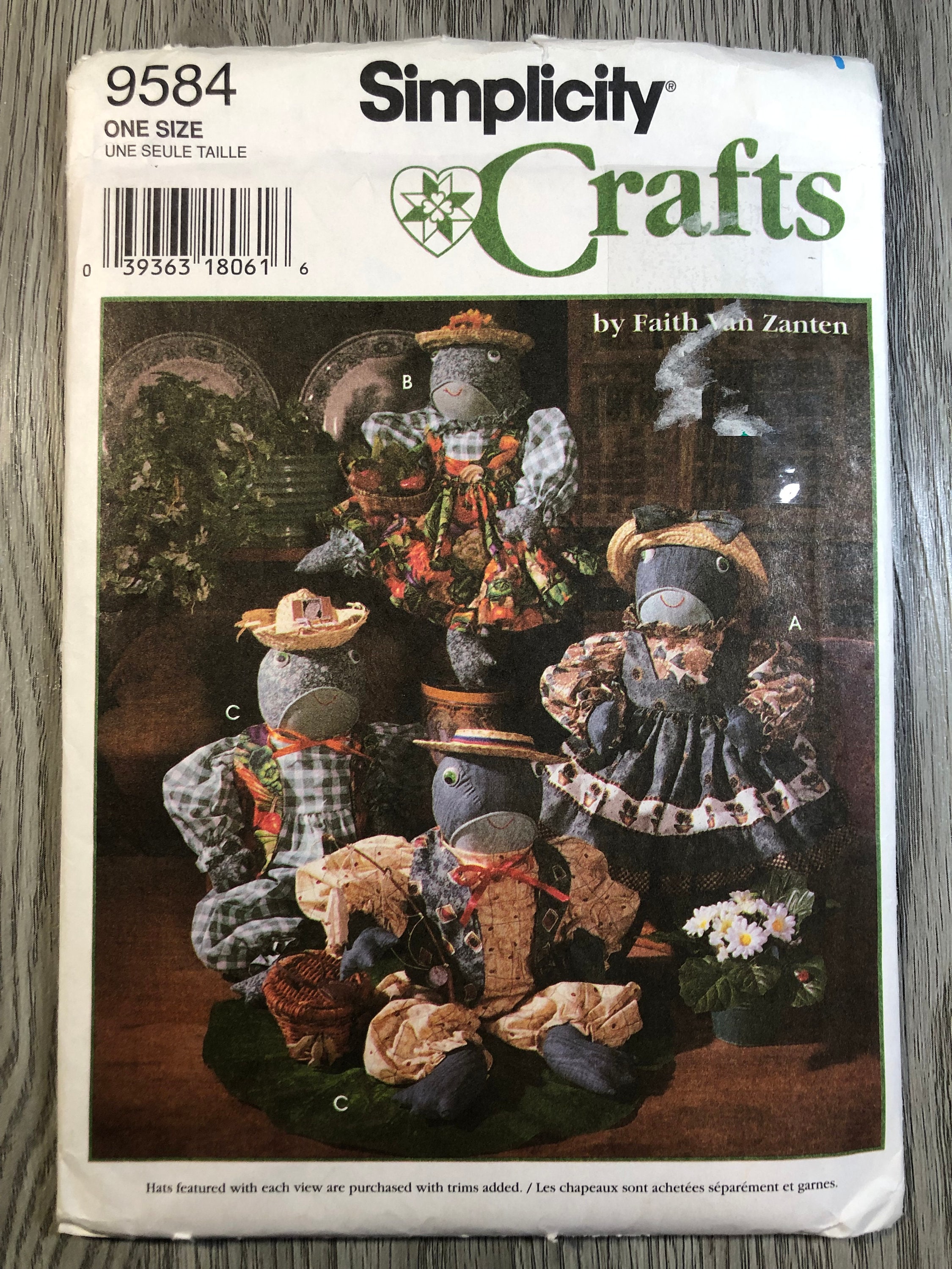 Simplicity 9584 by Faith Van Zanten 18 Inch Girl & Boy Frog