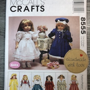 McCalls 9067 American Girl Or Gotz 18&quot; Doll Clothes Sewing Pattern Jumper/Robe/Top/Pants / McCalls 7934 / McCalls 4716 / McCalls  8555