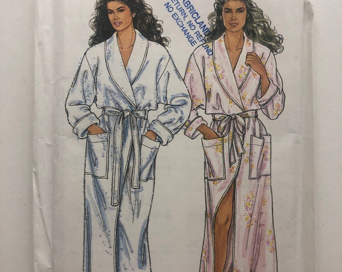 Simplicity Robe Pattern Simplicity 7507 Robe Sewing Pattern: 90s Lingerie, Size 8-20 (uncut) - Etsy