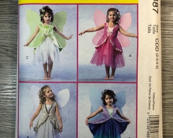 McCall&#39;s 4150 / McCall&#39;s 4887 Elfen-Kostüm für Kleinkinder und Mädchen, Größen 2-3-4-5