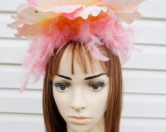 Easter Mini Top Hat, Spring Mini Hat, Spring Fascinator 